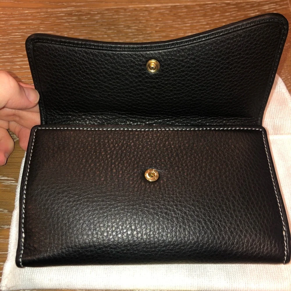 Rare Christian Dior Montaigne Wallet Pony Hair& Leather